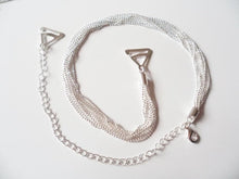 Load image into Gallery viewer, Carefree Fish New Silver Plated Metallic Sexy Rhinestone Bra Straps For Women Elegant Crystal Bra Shoulder Lingerie Accessories