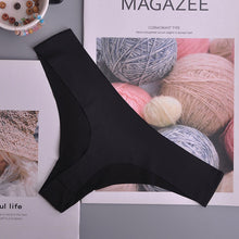 Load image into Gallery viewer, Hot Silk Sexy Women Thongs g string Seamless Panties Female Underwear Tanga Panties Low-Rise Lingerie Panty Intimates 1pcs ac125
