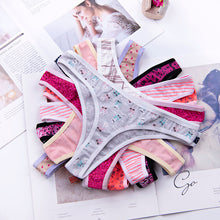 Load image into Gallery viewer, Hot Silk Sexy Women Thongs g string Seamless Panties Female Underwear Tanga Panties Low-Rise Lingerie Panty Intimates 1pcs ac125