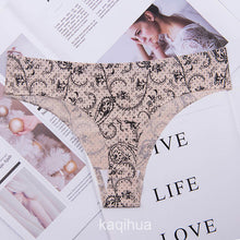 Load image into Gallery viewer, Hot Silk Sexy Women Thongs g string Seamless Panties Female Underwear Tanga Panties Low-Rise Lingerie Panty Intimates 1pcs ac125
