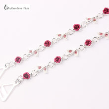 Load image into Gallery viewer, Carefree Fish New Silver Plated Metallic Sexy Rhinestone Bra Straps For Women Elegant Crystal Bra Shoulder Lingerie Accessories
