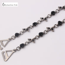 Load image into Gallery viewer, Carefree Fish New Silver Plated Metallic Sexy Rhinestone Bra Straps For Women Elegant Crystal Bra Shoulder Lingerie Accessories

