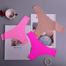 Load image into Gallery viewer, Hot Silk Sexy Women Thongs g string Seamless Panties Female Underwear Tanga Panties Low-Rise Lingerie Panty Intimates 1pcs ac125
