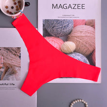 Load image into Gallery viewer, Hot Silk Sexy Women Thongs g string Seamless Panties Female Underwear Tanga Panties Low-Rise Lingerie Panty Intimates 1pcs ac125
