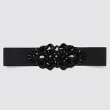 Load image into Gallery viewer, Miwens Trendy ZA Double Buckle Belt Women Vintage Gold Metal Chain Belt Boho Faux Black Leather Statement Belt Party Jewelry
