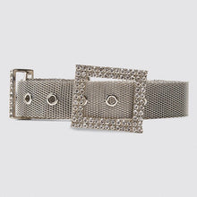 Load image into Gallery viewer, Miwens Trendy ZA Double Buckle Belt Women Vintage Gold Metal Chain Belt Boho Faux Black Leather Statement Belt Party Jewelry
